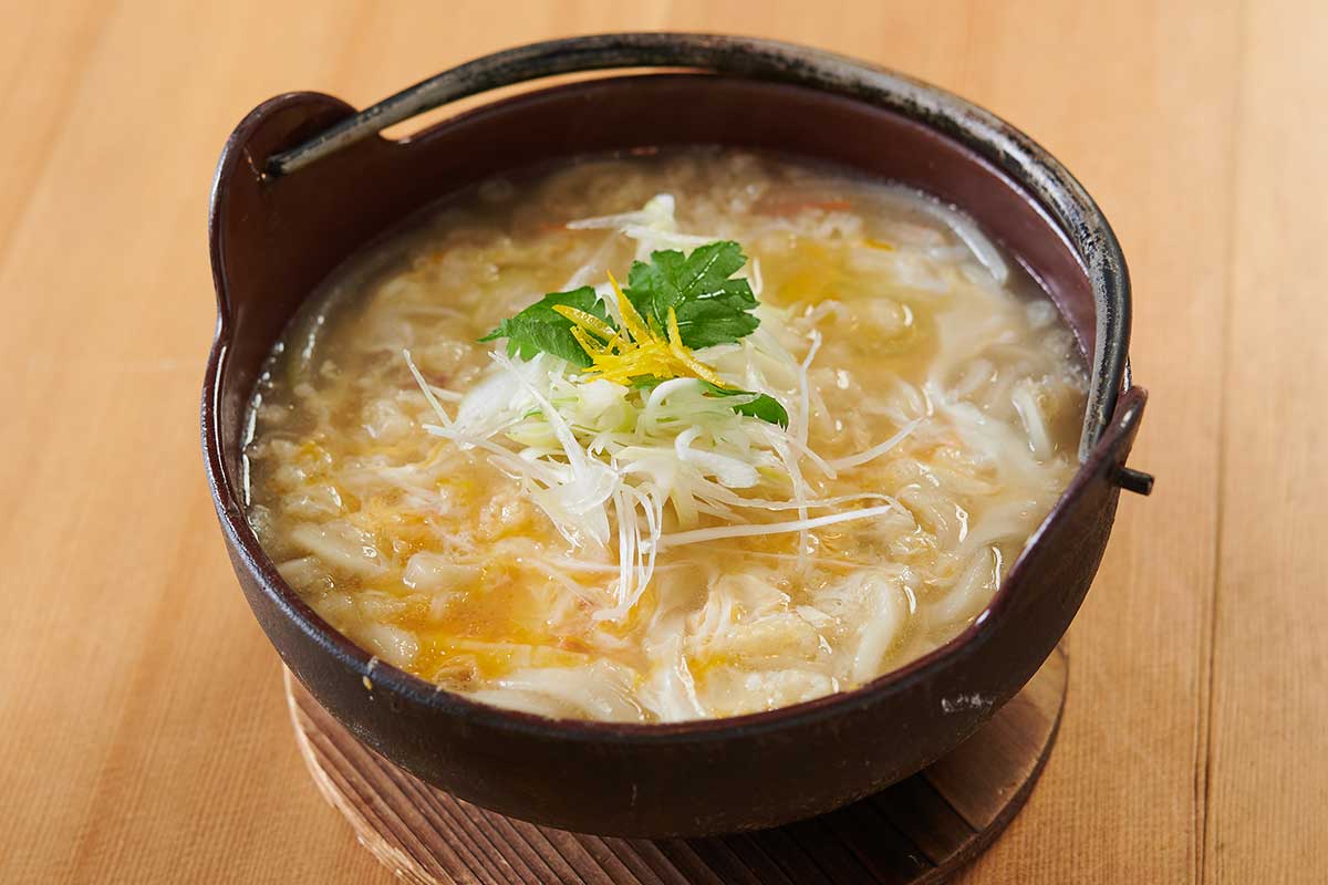 名物おじやうどん、一番人気カルボナーラうどん、ベジタリアン・ヴィーガンの方にも | 太閤うどん